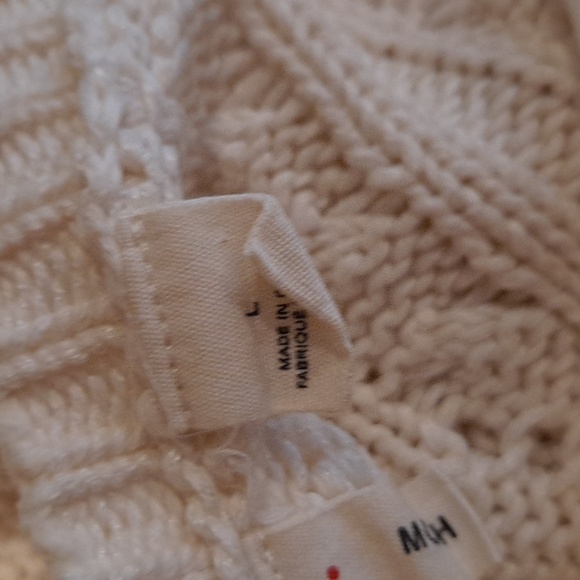 Anthropologie Moth Cream Layered Sweater - Picture 8 of 8